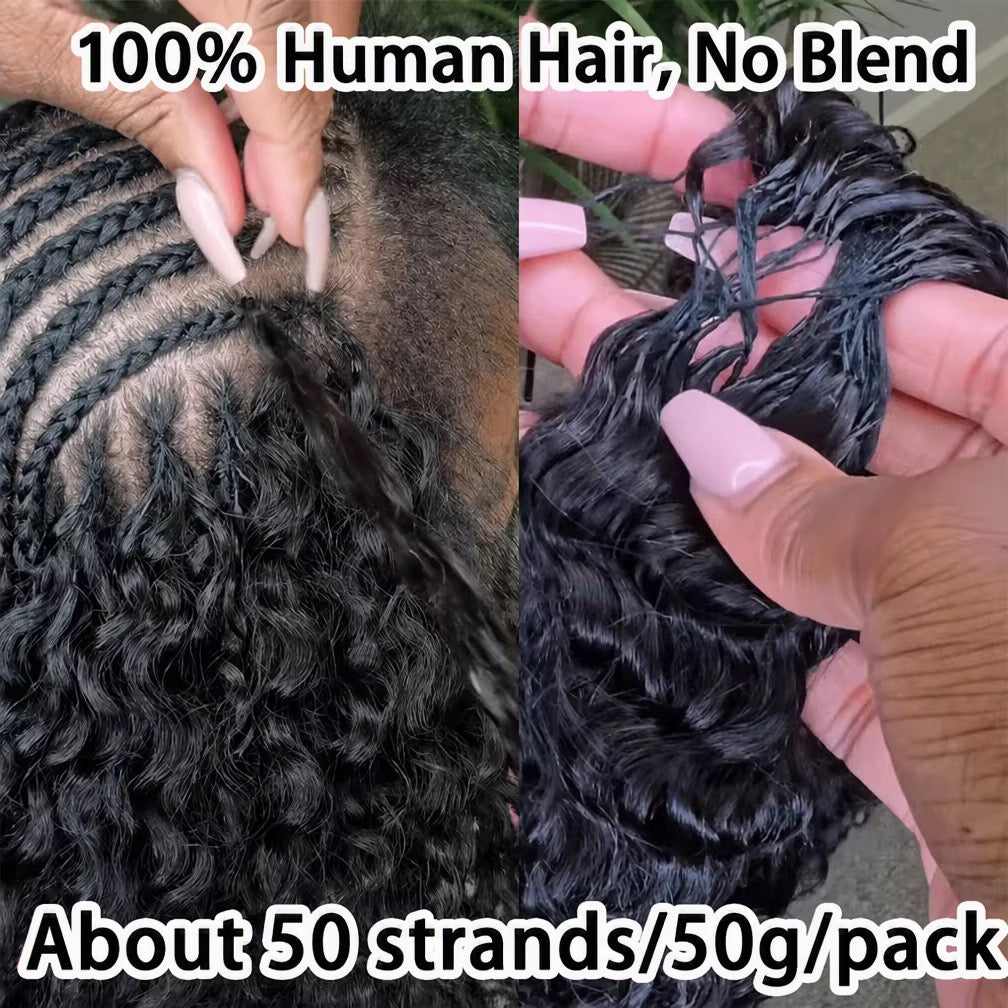 Human hair Crochet hair- Loose deep curls