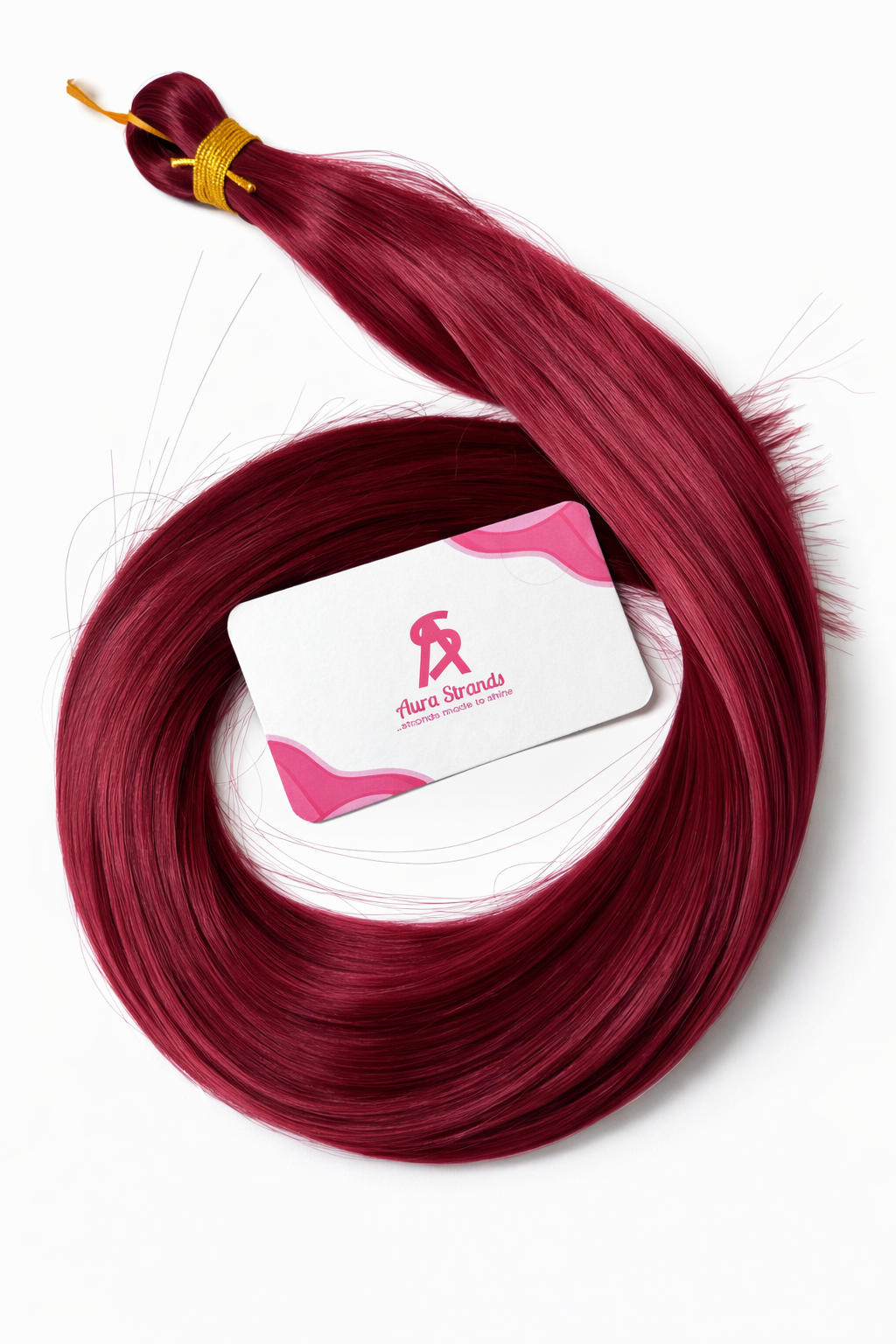 Bone Straight Braiding Hair- Colour Burgundy