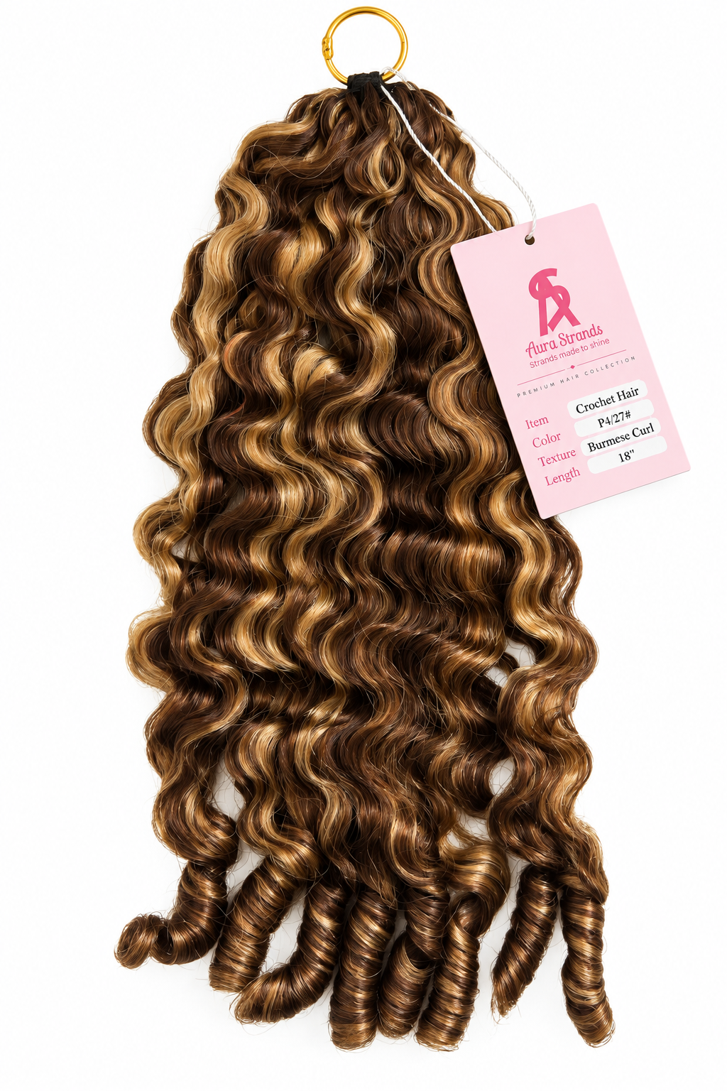 Human hair crochet hair/ Burmese Curly