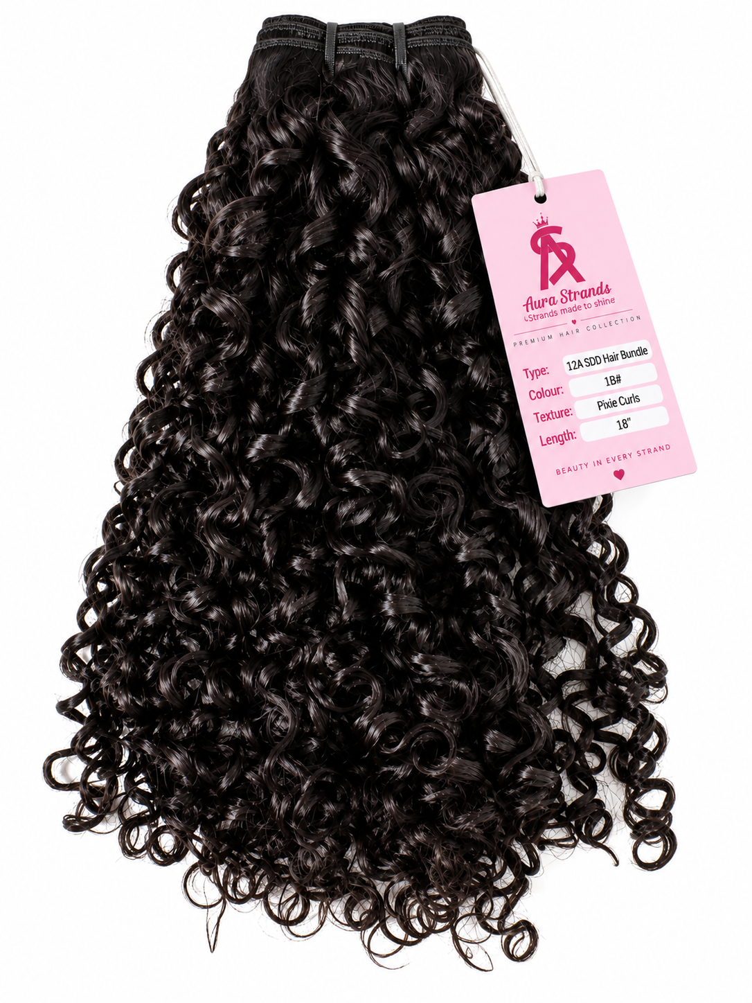 Human hair bundles- Pixie Curls