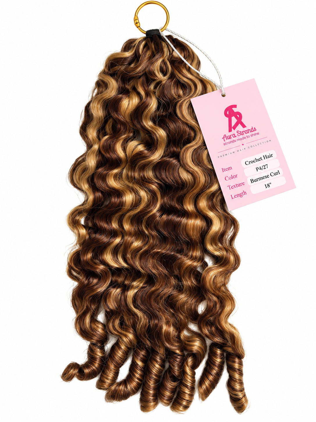 Human hair crochet hair/ Burmese Curly