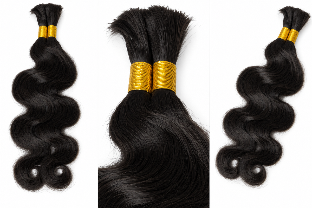 Human hair bulk- Body wave 1B