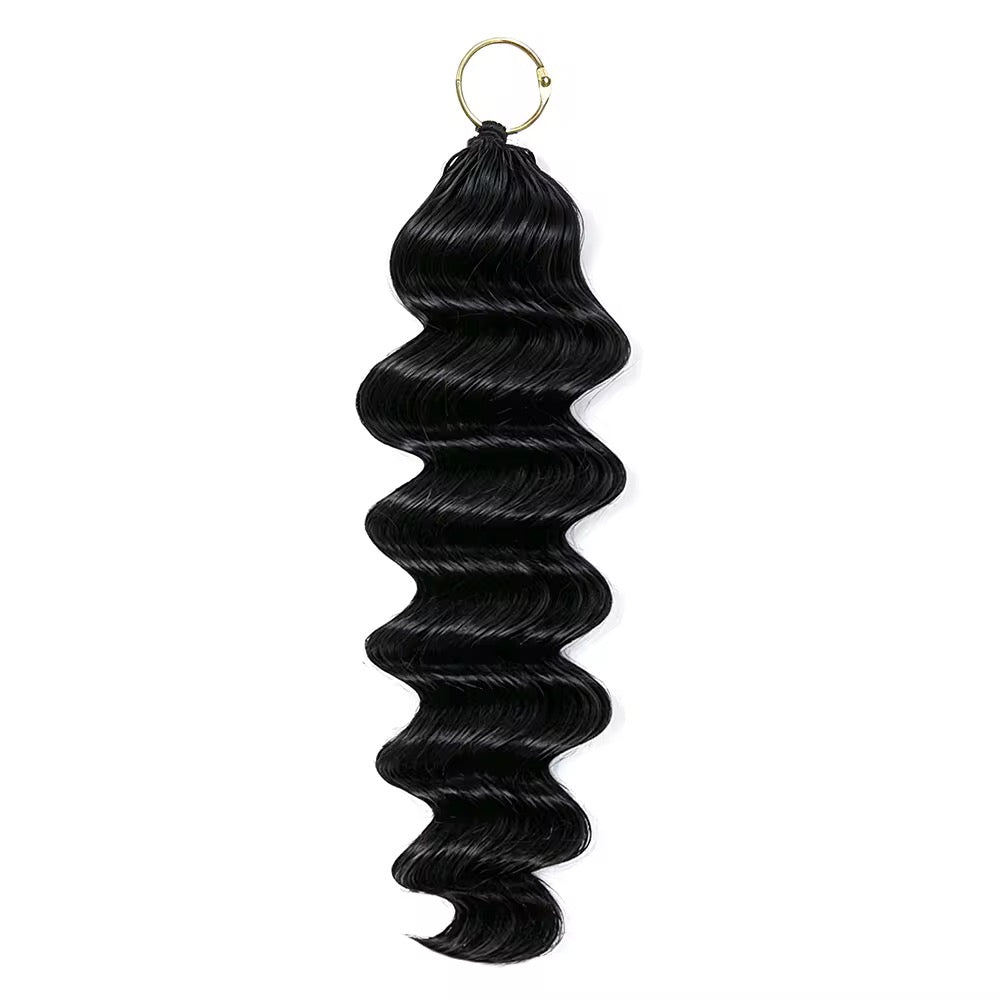 Human hair Crochet hair- Loose deep curls