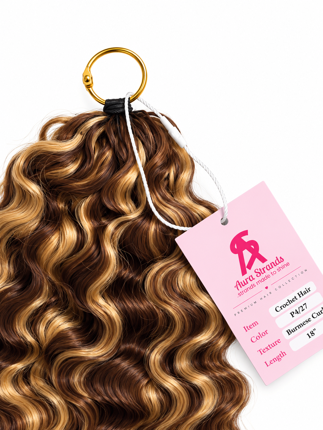 Human hair crochet hair/ Burmese Curly