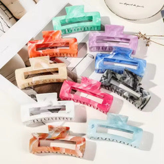 Rectangle Hair claw clips