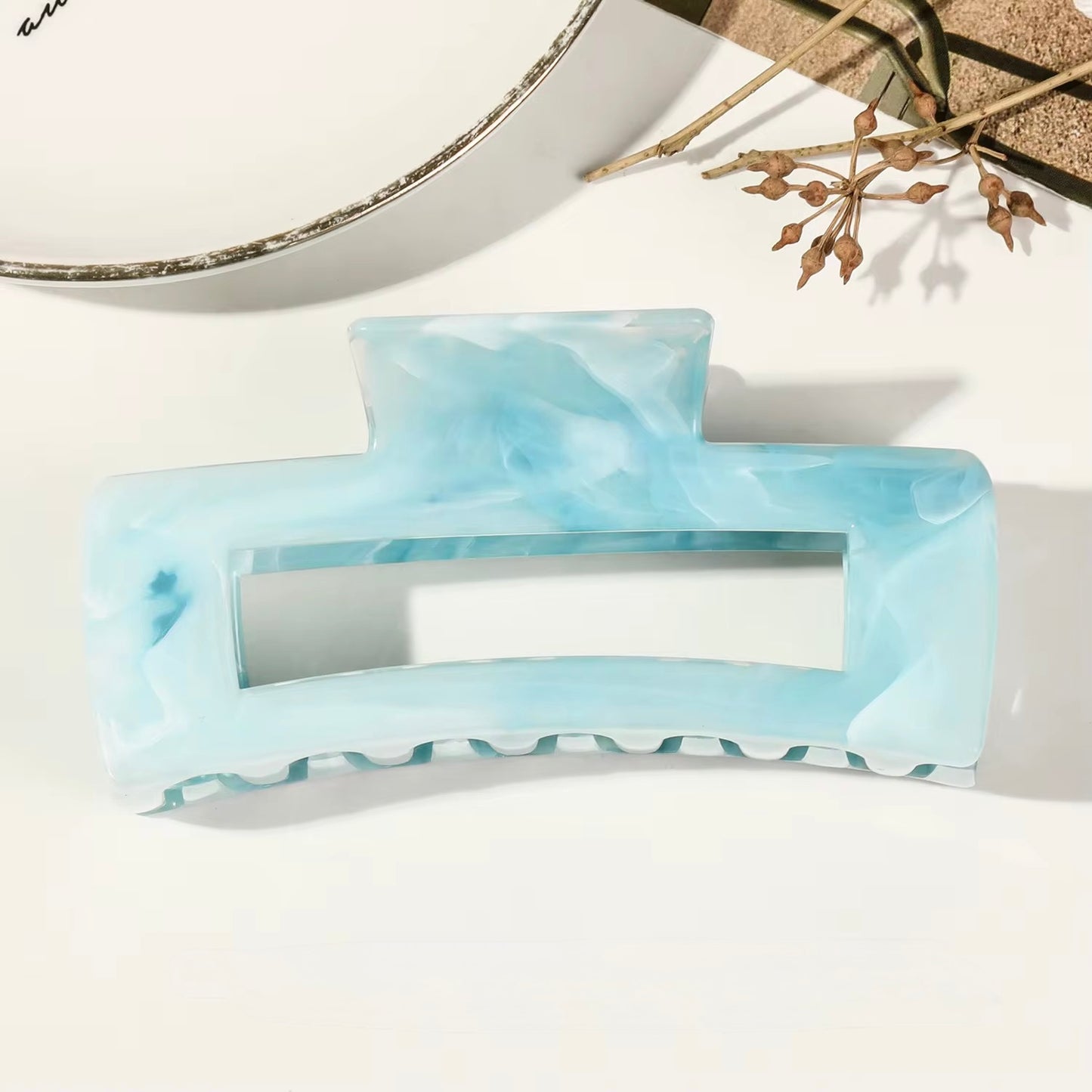 Rectangle Hair claw clips