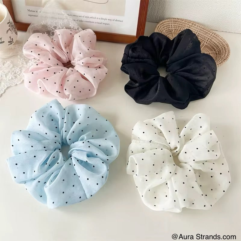 Polka Dot Scrunchie