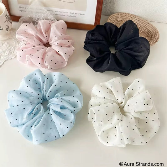 Polka Dot Scrunchie