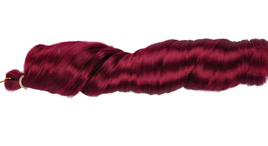 French curls- BURGUNDY