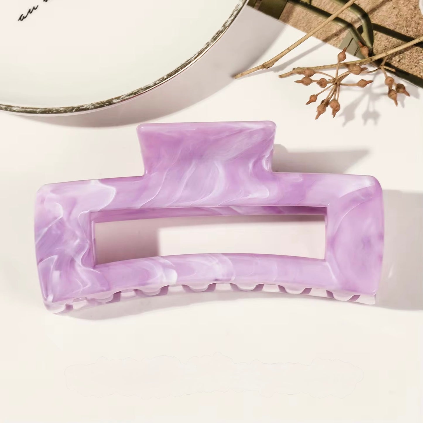 Rectangle Hair claw clips