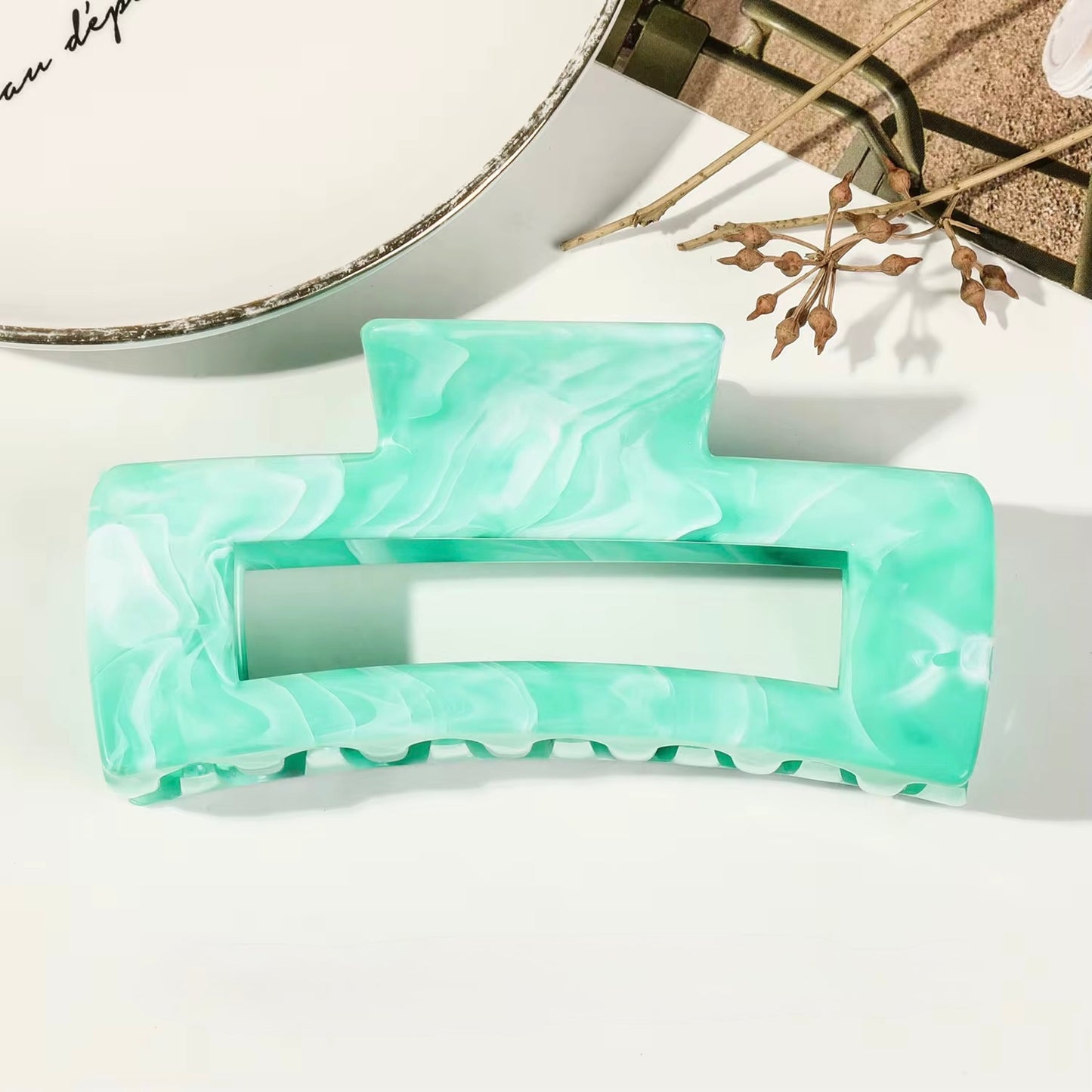 Rectangle Hair claw clips