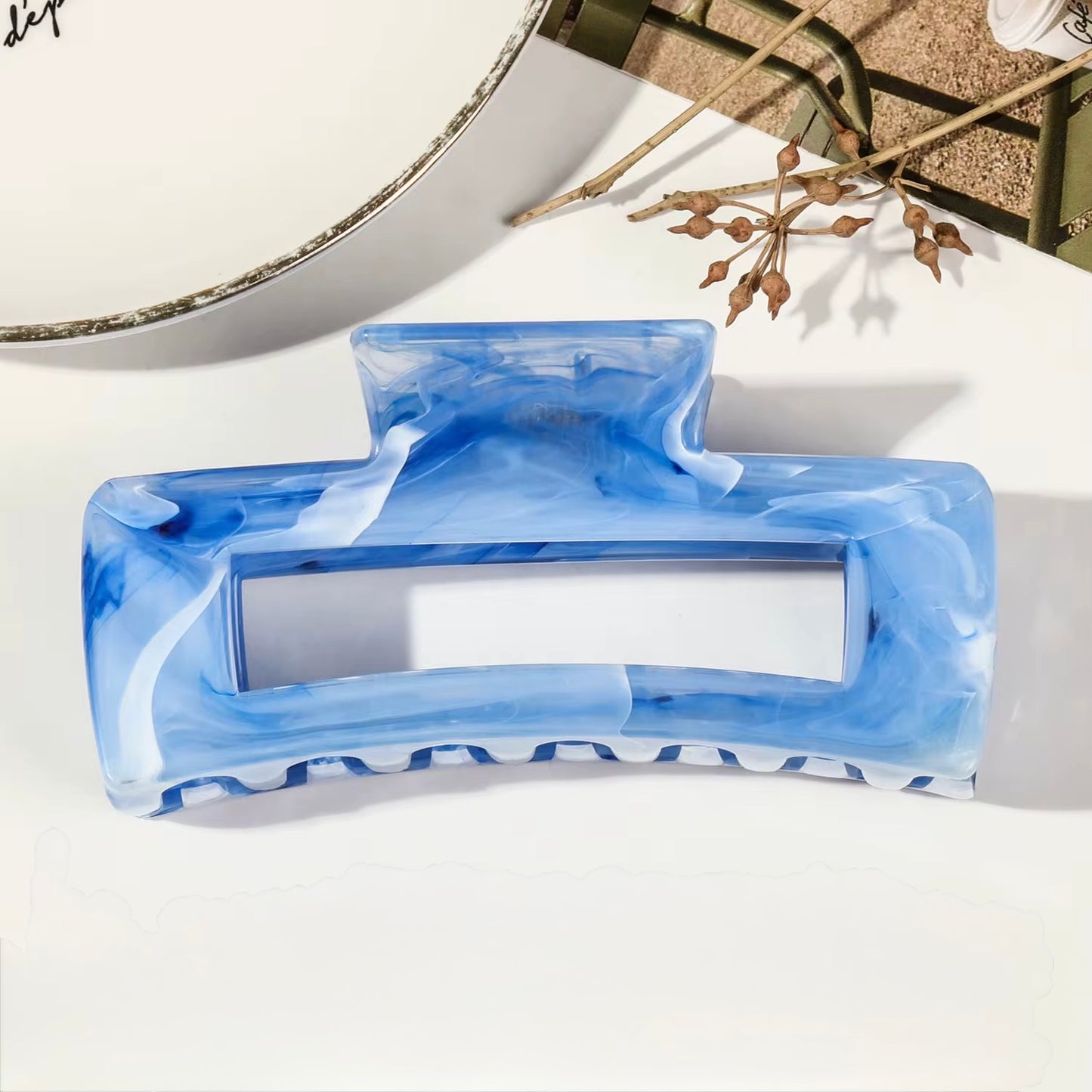 Rectangle Hair claw clips