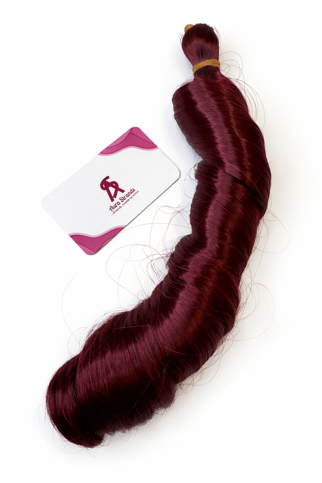 French curls- BURGUNDY